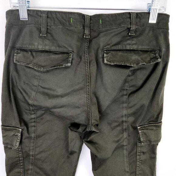 J. Brand Dark Green Cargo Pants Size 27 Retro Utility Outdoor Gorpcore Minimal - Picture 6 of 7